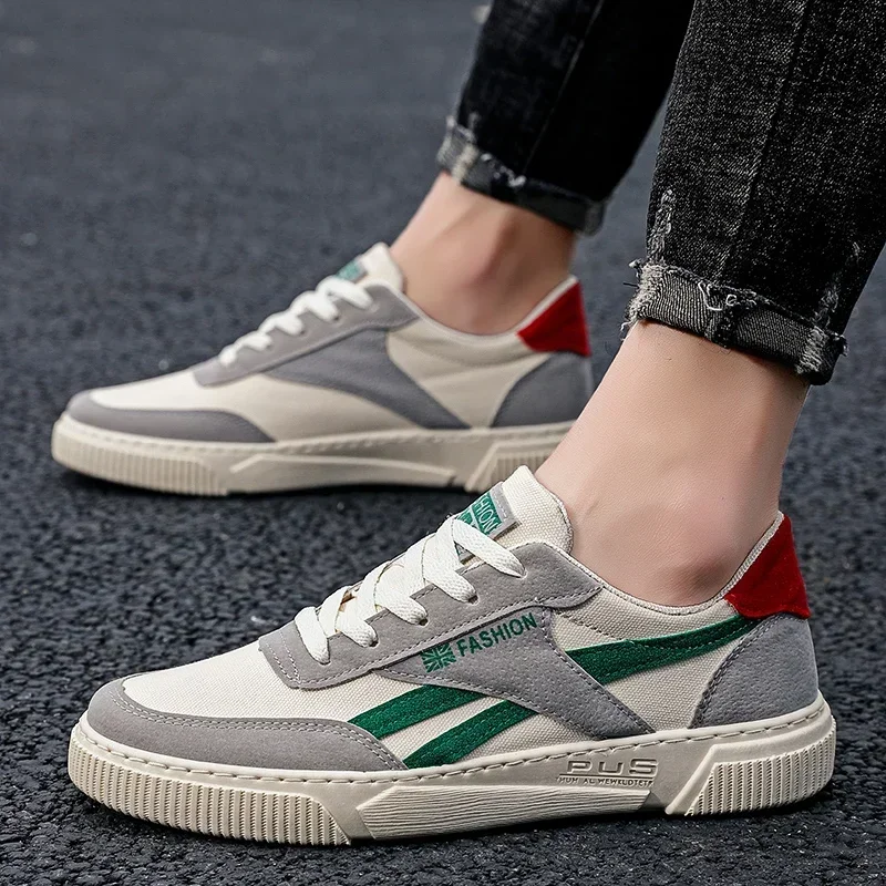 

Men Black Shoes Outdoor Fashion Casual Mens Sneakers Canvas Men Shoes Breathable Lace Up Oxfords Fashion Sneakers Personality