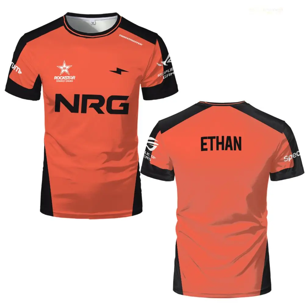 2025 NRG Esports Surge Jersey Valorant Champions Paris Training Uniform Men's And Women's Fan Customizable Short-Sleeve T-Shirts