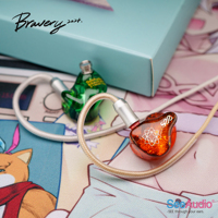 SeeAudio Bravery24 4Balanced Armature Hifi In-Ear Earphones  IEM with 2 in 1 Detachable Cable Headset Bravery 24
