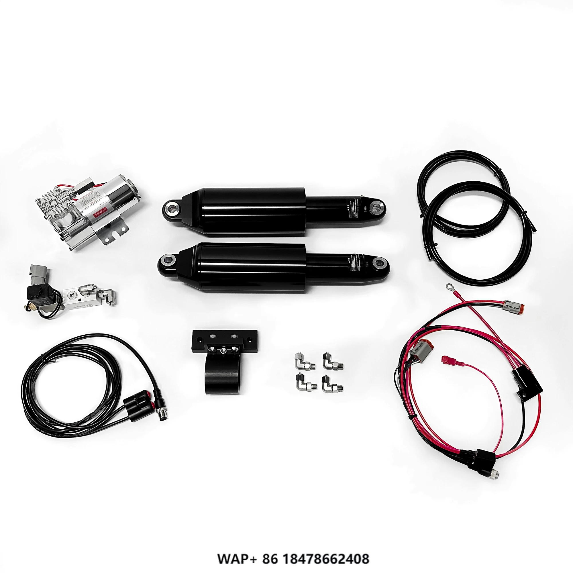 

INCA CUSTOM Air Suspension Air Ride Absorber Shock for Dual Swing Arm High Weight Capacity OEM LOGO Harleydavidson Vrod Touring