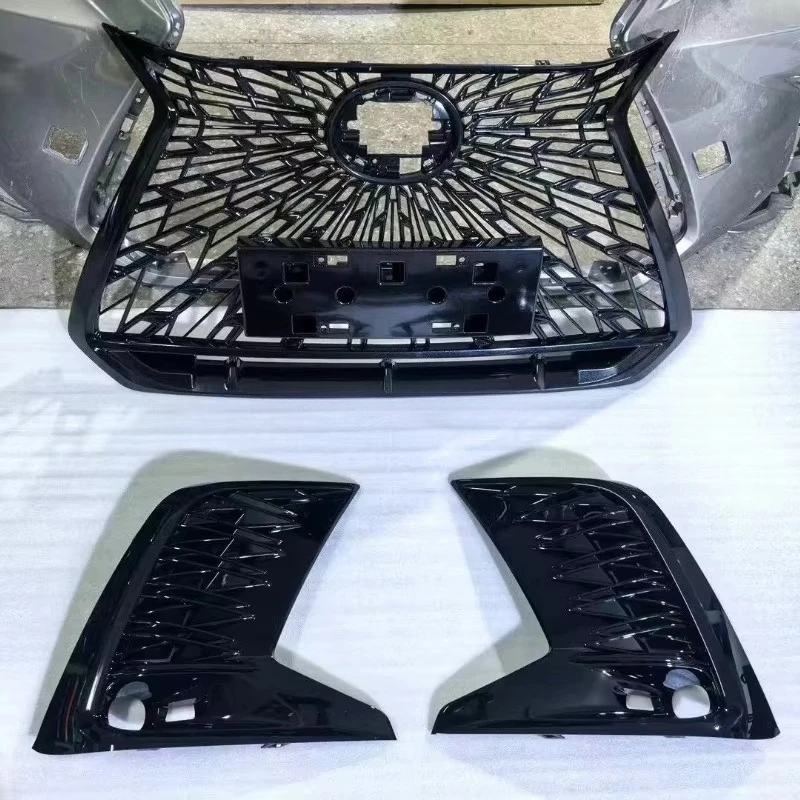 Suitable for 22-25 Lexus NX200NX260NX350 Front Bumper Center Grille Front Heat Dissipation Grid Modified Center Grille
