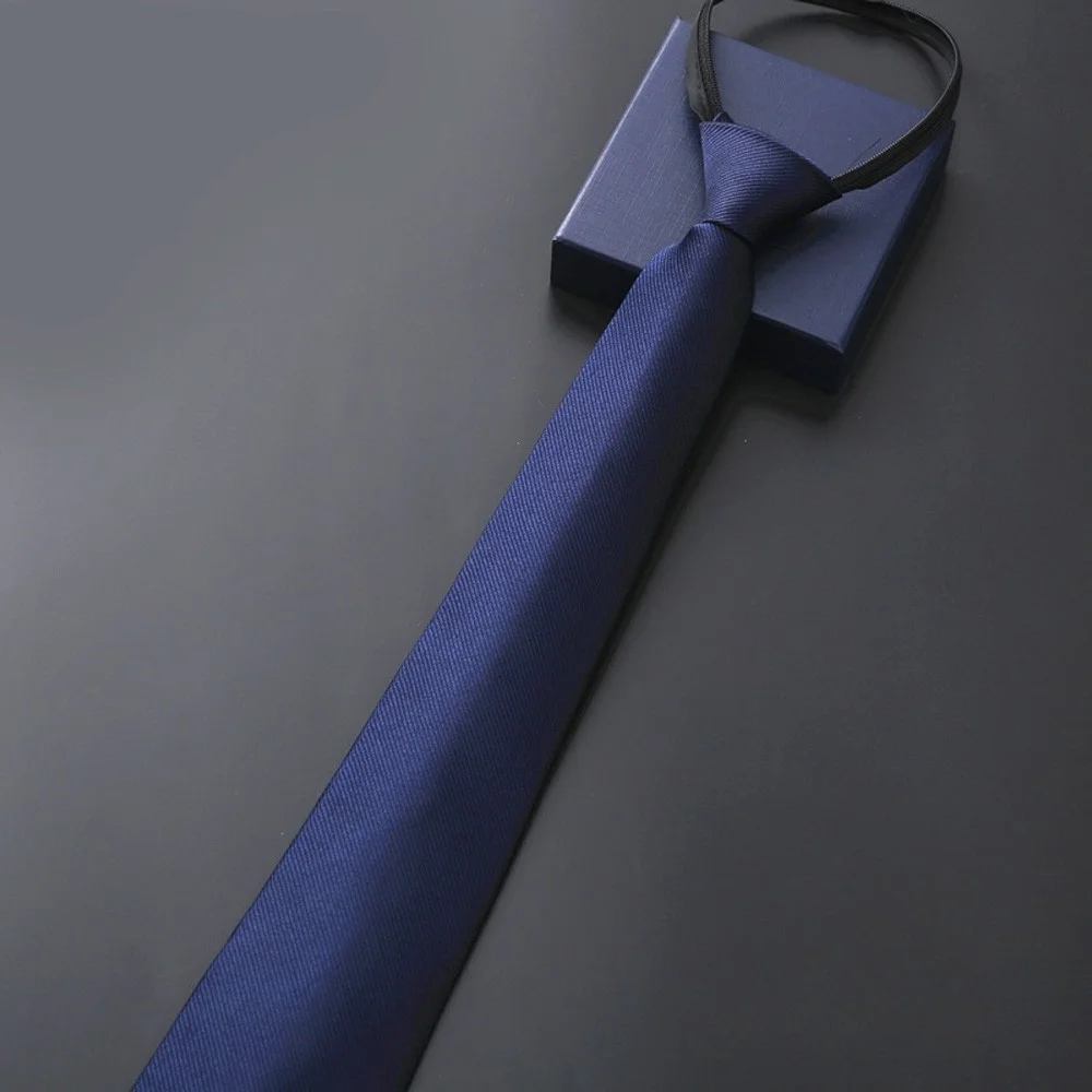 Professionelle Herren-Krawatte mit Reißverschluss, 8 cm, für Business, formelle Anlässe, Arbeit, Mode, Herren-Krawatte für Meetings, Hochzeiten, Alltag. – Detail 13