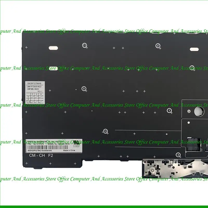 

U55C для E480 E485 E490 L480 T480S Замена клавиатуры английского ноутбука США без указателя / без подсветки
