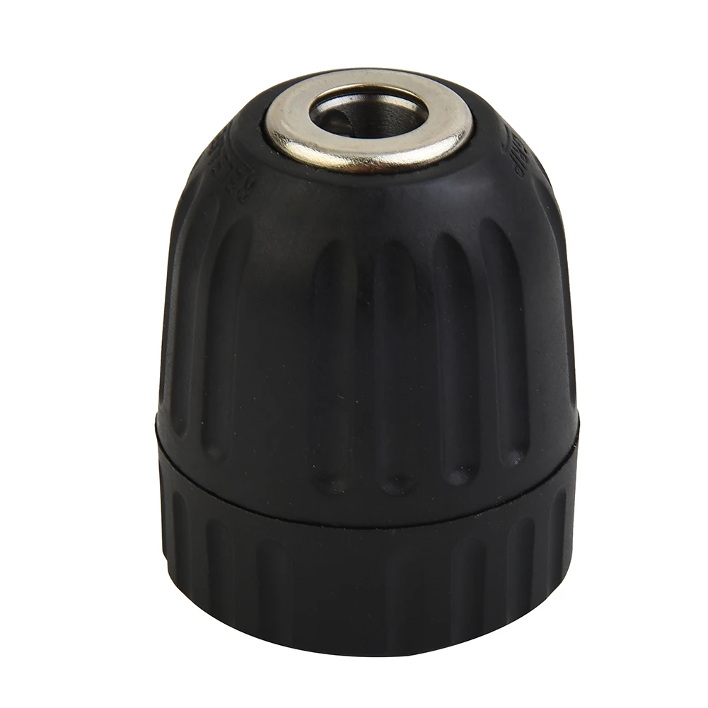 0.8-10mm Keyless Drill Chuck Black Hex Shank/SDS/Socket 3/8\