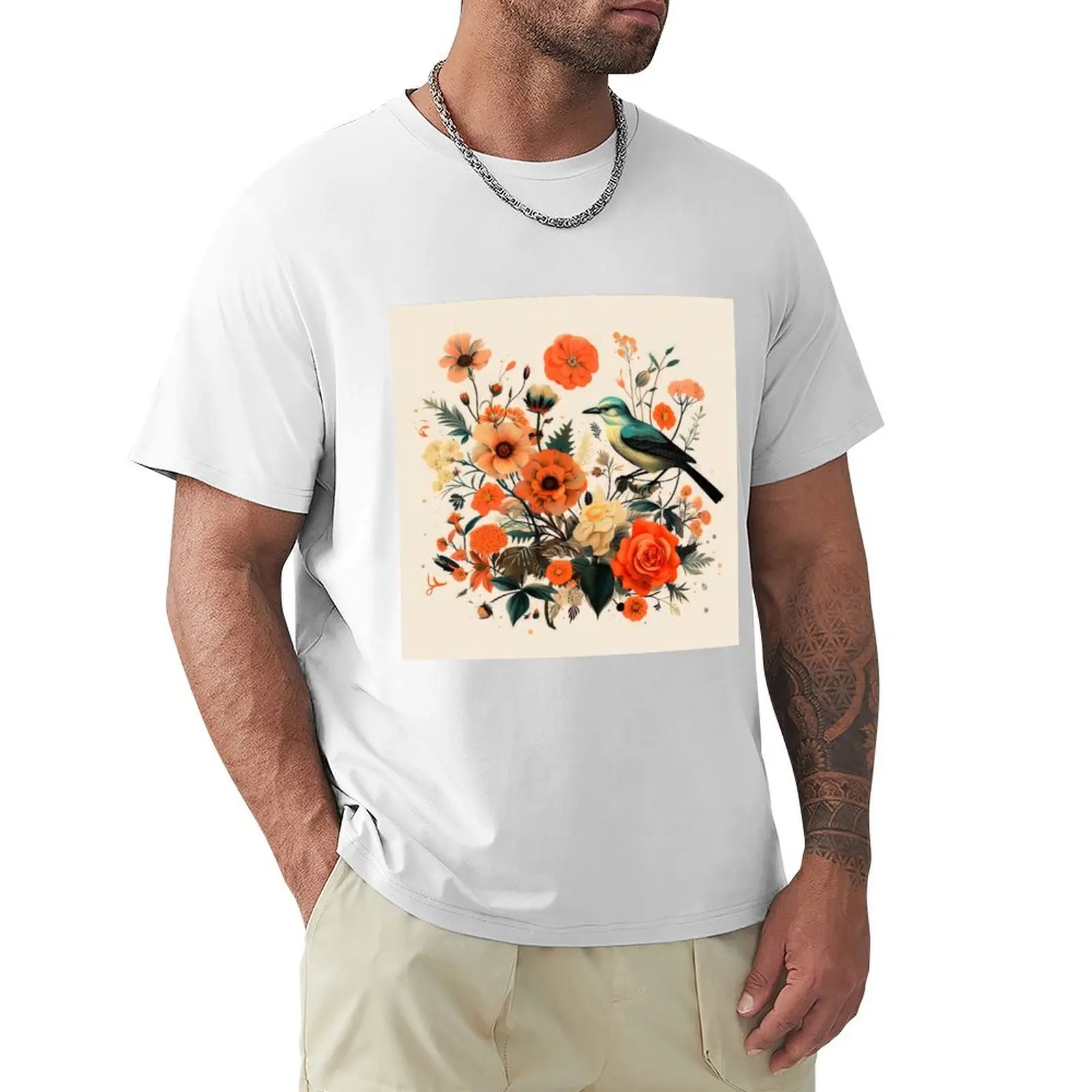 Autumn poem T-shirt vintage clothes new edition sublime tshirts for men