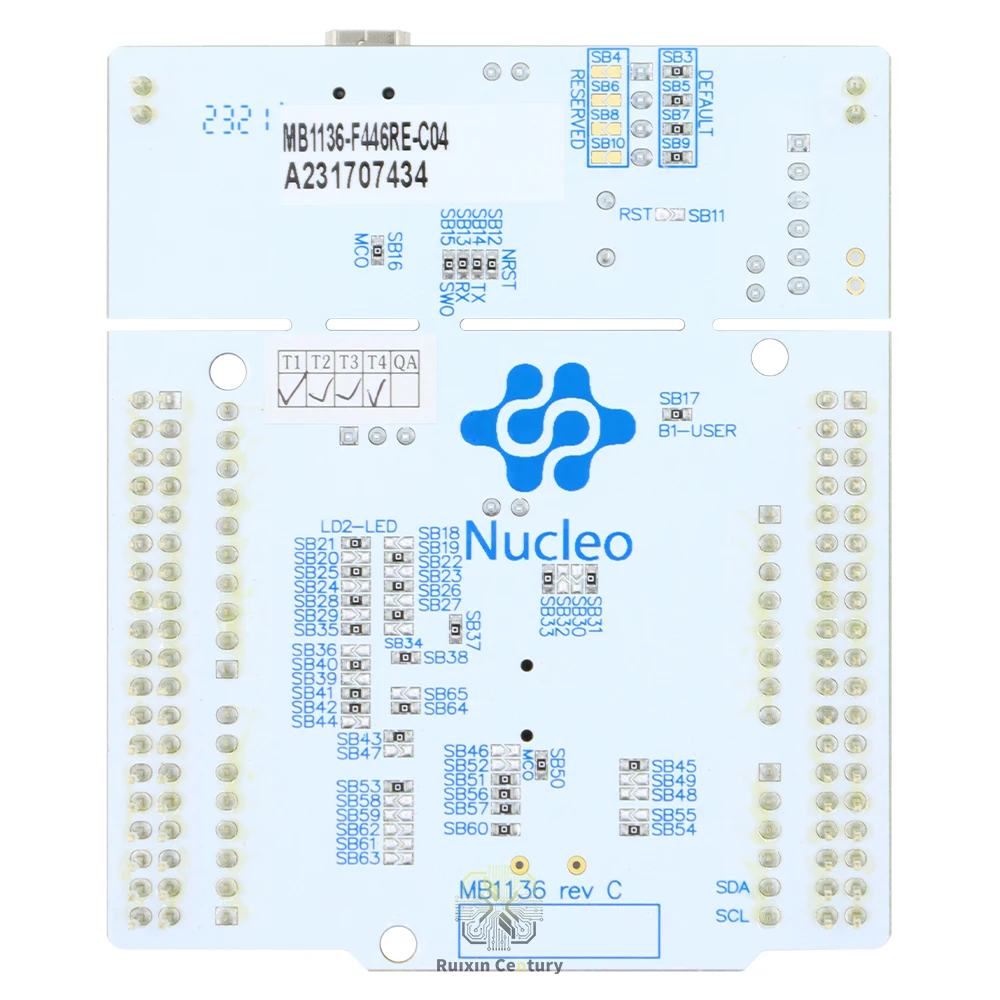 FOR ST NUCLEO-F446RE board STM32F446RET6 MCU Nucleo-64 Development Evaluation Hardware In Stock