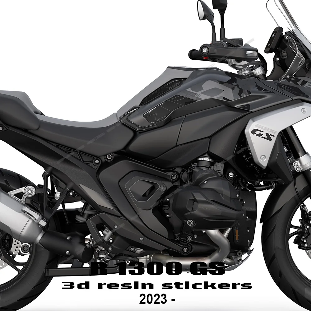 

NEW For BMW R1300GS R 1300 GS 2023 2024 GS 1300 Fuel Tank Sticker 3D Epoxy Resin Sticker Protection Complete Kit