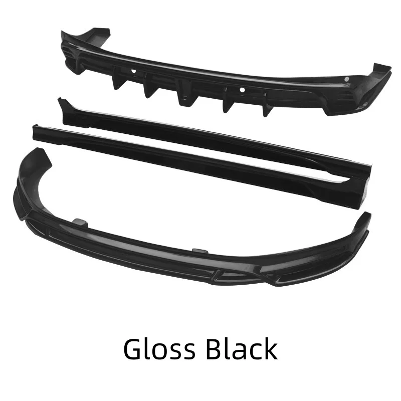 

Body kit for Volkswagen vw Lamando Modified Gloss Black Matte black undercoat Front Lip Rear lip Side skirt