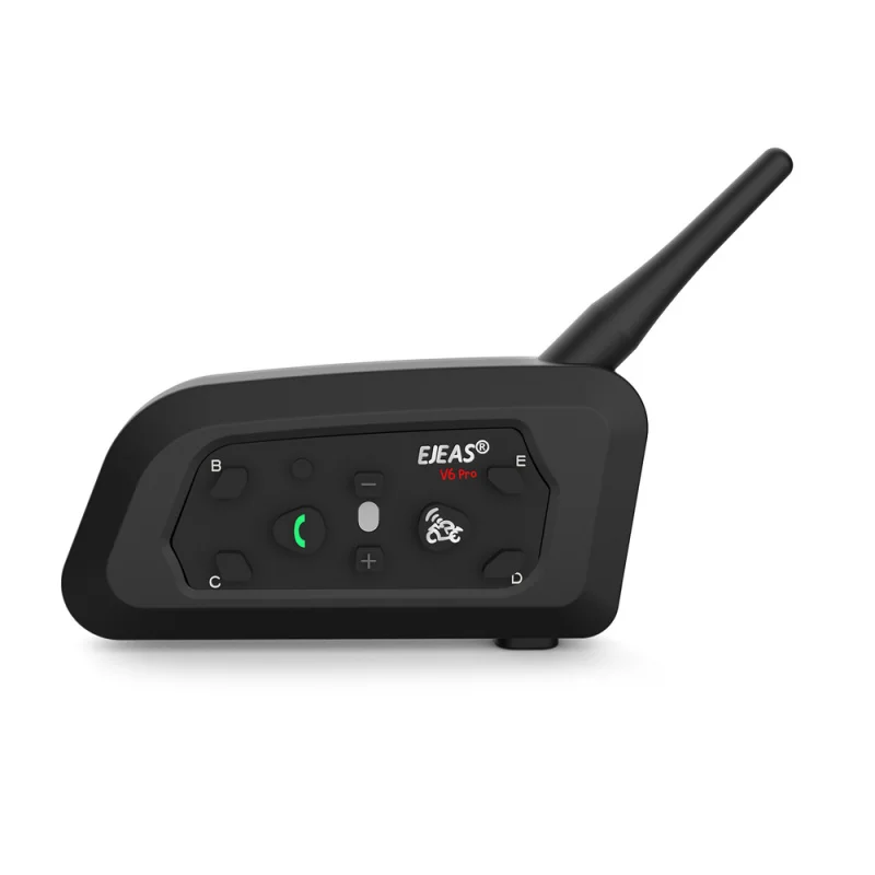 Ejeas V6 pro 6 riders Switch talking intercommunicador  Motorcycle riding helmet intercom  bluetooth intercom