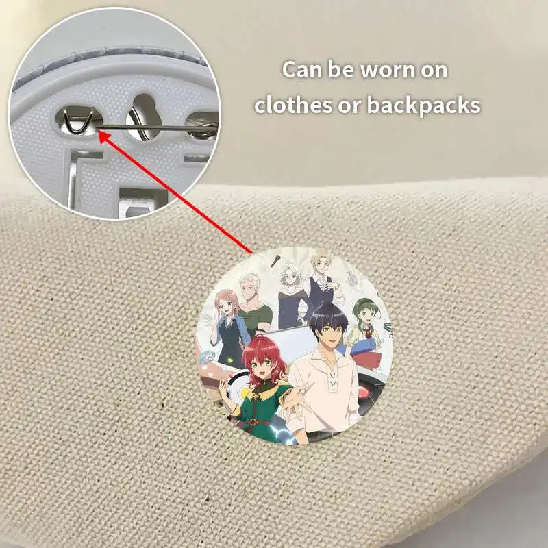 داليا روسيتي أنيمي شخصية لينة زر شارة بروش مرساة الأجهزة الطرفية دبوس الملابس فندوم التذكارية حقيبة مدرسية مجوهرات