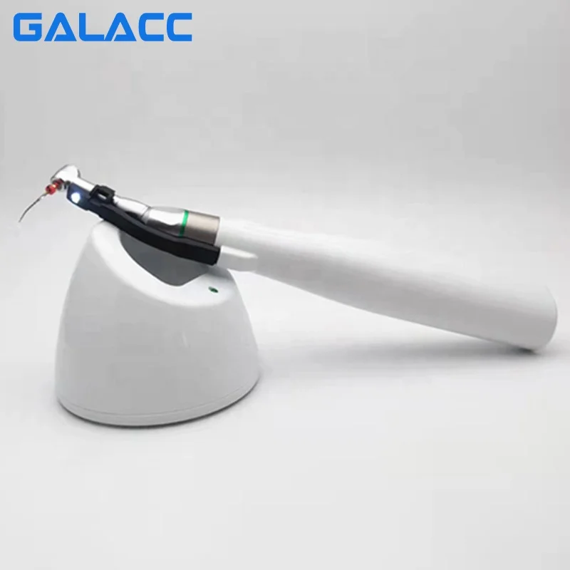 Den tal 16:1 Contra Angle Portable Led Wireless Endodontic Root Canal Led Endo Motor Root Canal Treatment