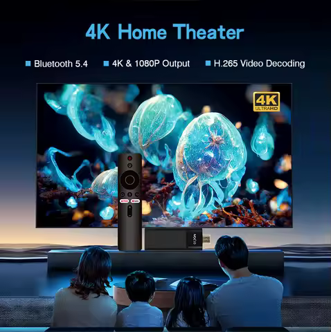 4K Stick TV MX10 F3PRO Allwinner H313 Mali-G31 Android 13 OS Wi-Fi6 Dual-Band 2.4G+5G+BT5.4 Built-In TV Box Console