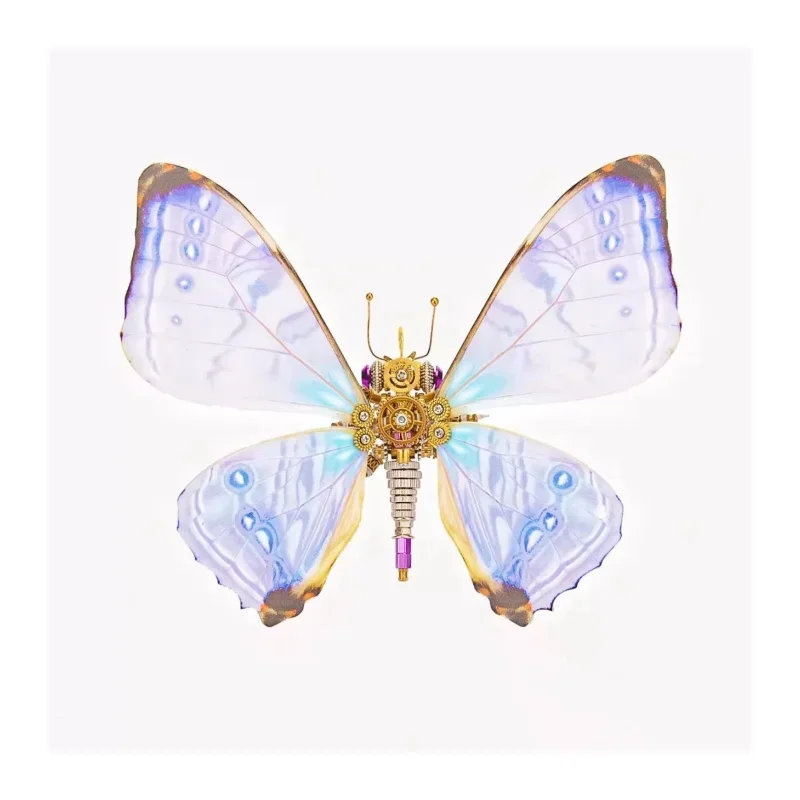 ثلاثية الأبعاد لغز مورفو فراشة المعادن بناء نموذج أطقم للبالغين الاطفال الميكانيكية Steampunk الحشرات لتقوم بها بنفسك فاسق تجميع لعبة