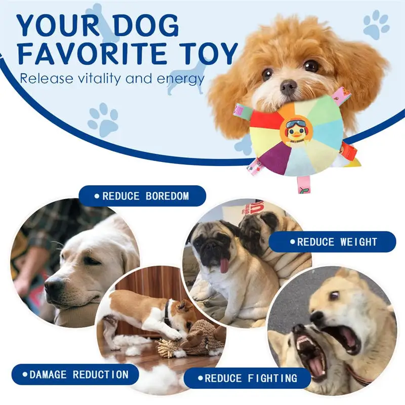 Creative High Quality Dog Toy Colorful Fluffy Bell Sounds Light Toy Interactive Game Multiple Patterns Pet Dog cat