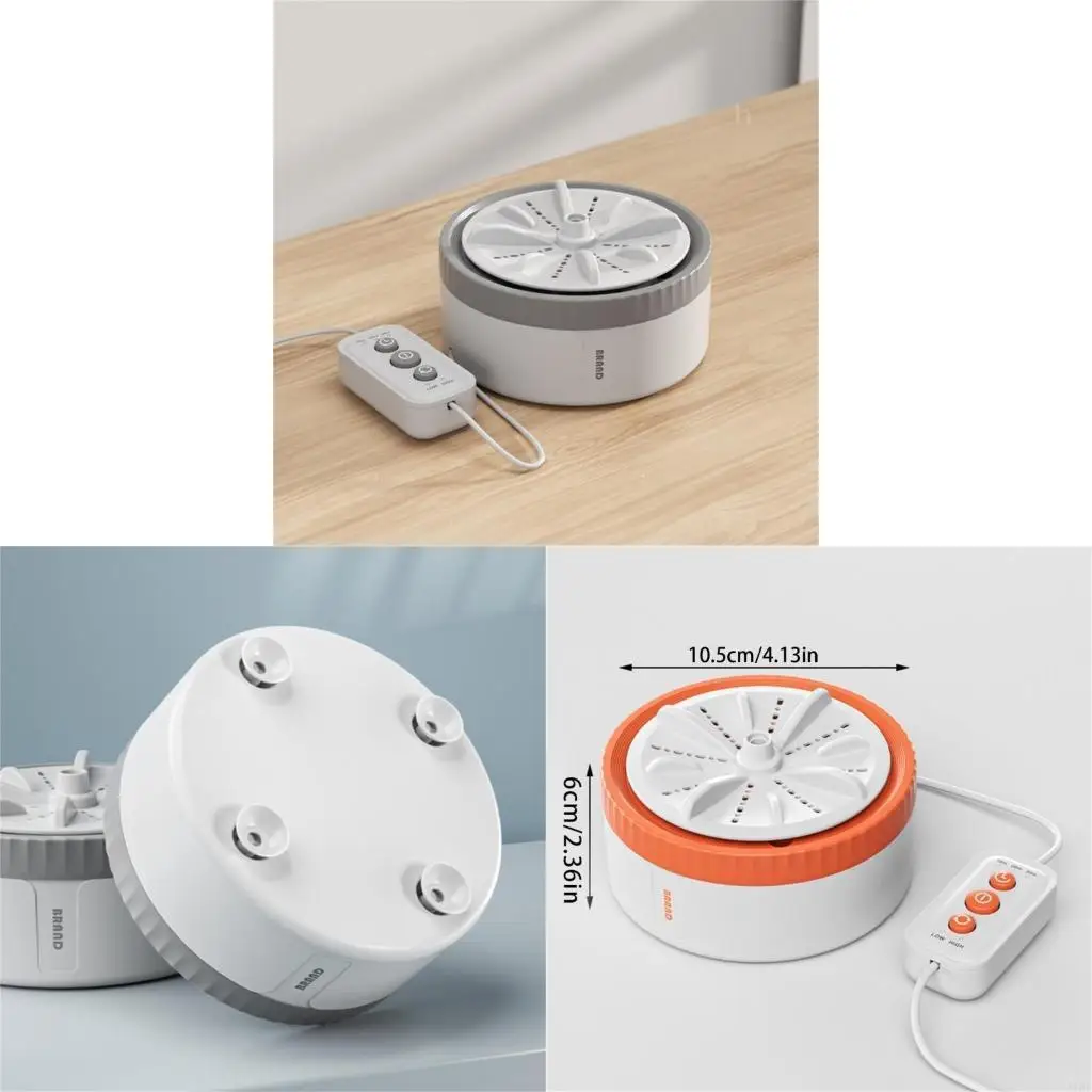 J1HF Compact Washer Powerful Mini Portable Washing Machine Washing Machine for Delicate Clothes and Travel Needs