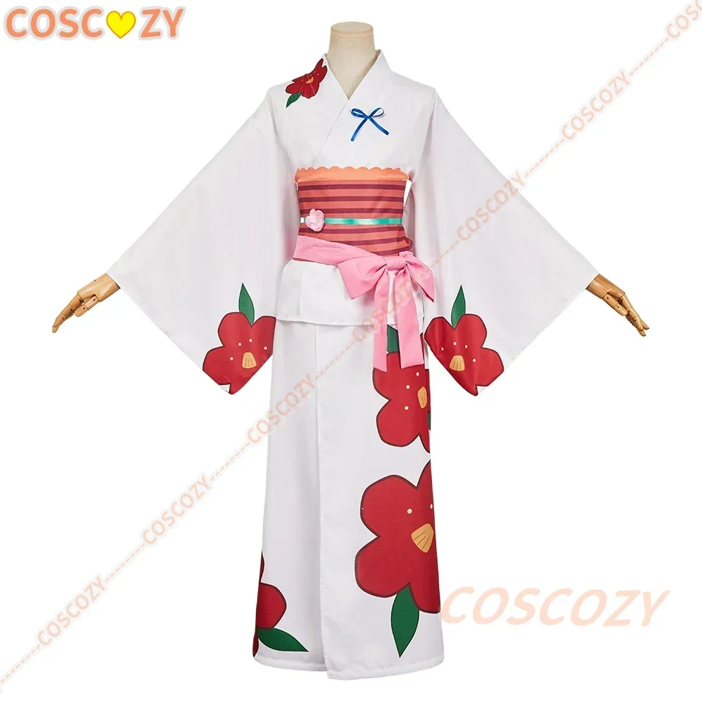 КосплейАниме Унитаз Яширо Нене Костюмы для косплея Роза Сетка Парик Кимоно Униформа Одежда Костюмы Женщины Девушки Цветочный узор Ба