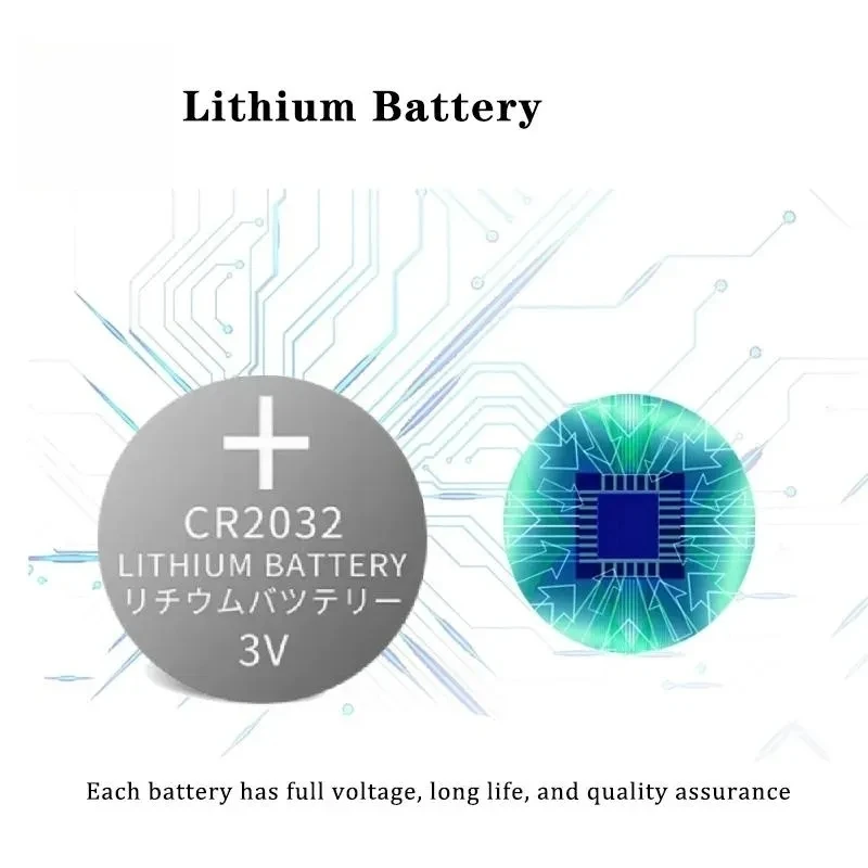 Imagem -02 - Lithium Button Cell cr 2032 Coin Battery Dl2032 Ecr2032 Br2032 2032 de Longa Duração para Relógios 3v Original 100 Pcs 200 Pcs Cr2032