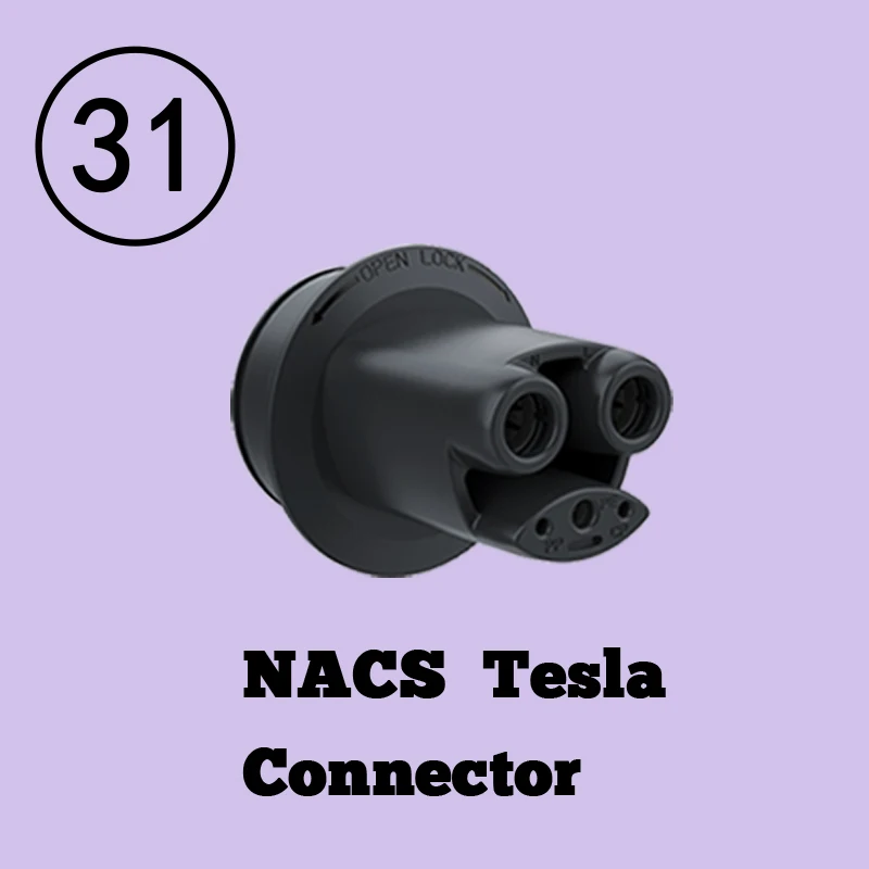 อะแดปเตอร์ชาร์จรถยนต์ไฟฟ้าอเนกประสงค์ - ช่วยให้เชื่อมต่อได้อย่างราบรื่นระหว่างพอร์ตชาร์จ AC ระดับโลก 4 พอร์ต J1772 ประเภท 2 เทสลา GBT