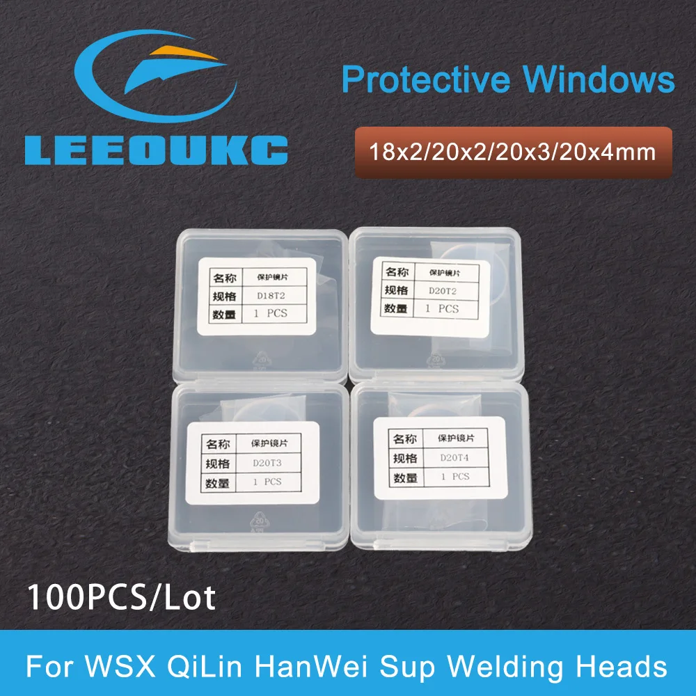 hand held fiber laser welding capa slides janela protetora lente para wsx qilin hanwei sup cabecas de solda 18x2 20x3 mm 100 pecas por lote 01