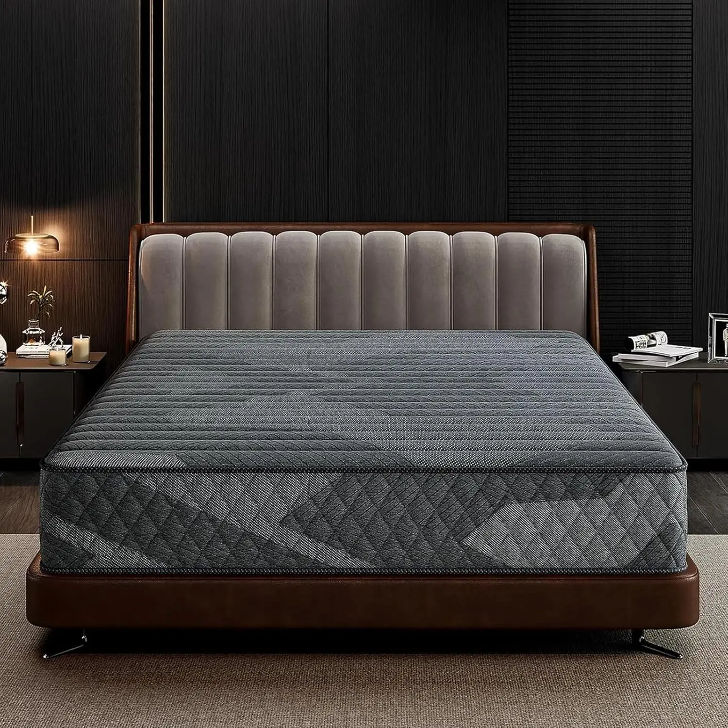 Full Mattress, 10 Inch Medium Firm Hybrid Mattress with Pocketed Springs and Breathable Convoluted Foam, Full Size Mattress