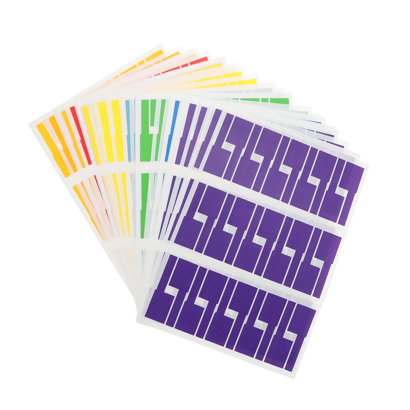 

40 Sheets Oil-proof Stickers Cord Identification Label Write Cable Tag Cover Waterproof Self Adhesive Labels