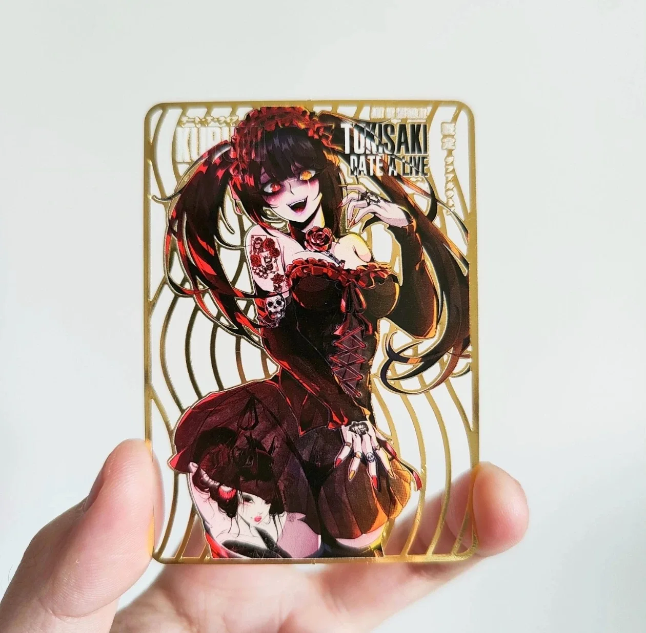 30Style Tarjetas Metálicas de Colección de Personajes: Kurumi Tokisaki, Silver Wolf, Revy (Rebecca Lee), Tatsumaki, Kobeni Higashiyama, Juguetes para Niñas