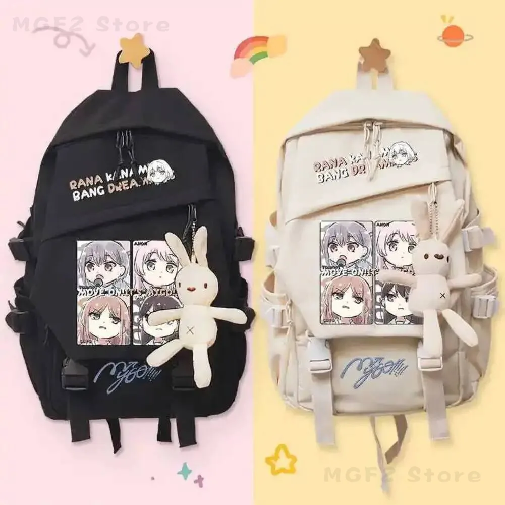 

Student BanG Dream! Tomori Takamatsu Taki Shiina Anon Chihaya Schoolbag Anime Backpack High-capacity Casual Shoulders Bag Dream!