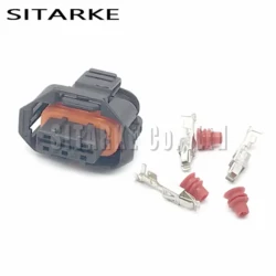10 Sets Kit 3-pins Manier 3,5 mm Auto Elektronische Draad Connector Vrouwelijke Verzegelde Diesel Injectie Pomp Kabel Plug voor Bosch 1928403870