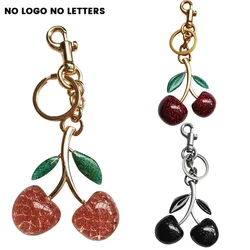 Cherry Bag Charm, Cute Keychain with Metal Key Ring and Clip, Cherry Charm for Purse,Bags Accessories for Women Girls