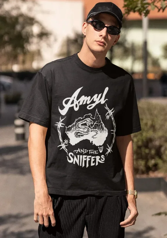 

Рубашка Amyl and The Sniffers, Amyl Show и Evahn American Tour 2022 PTT2170 с длинными рукавами