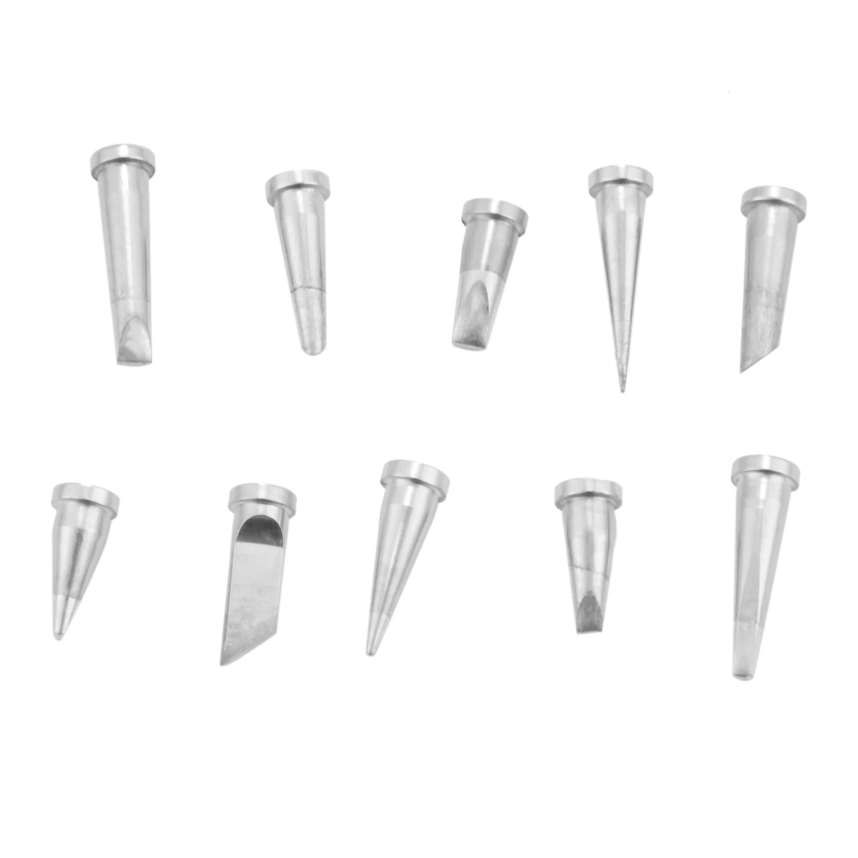 10Pcs Durable Soldering Tip Set for Weller WSD81 WD1000 WSP80 WP80 LT Soldering Station