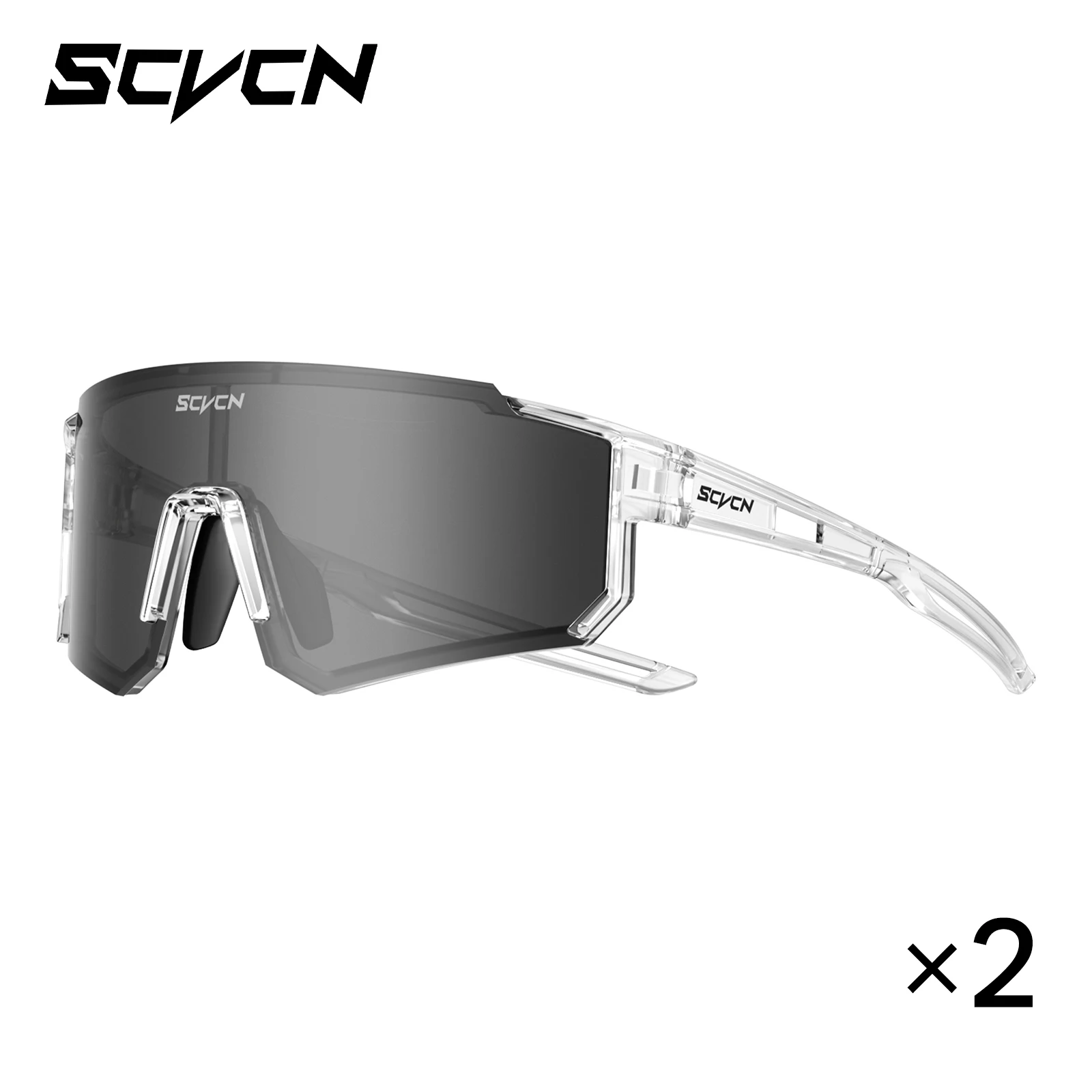 8er-Pack SCVCN Outdoor-Radsportbrillen MTB Rennrad-Brillen Sport-Bergsteigerbrillen für Männer und Frauen Fahrrad-Sonnenbrillen UV400-Schutz