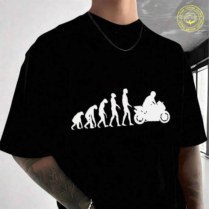 

Men Clothing New Best Of Motorbike Evolution Biker Gift Superbike Moto T-Shirt Cotton Short Sleeve Summer Men Tees