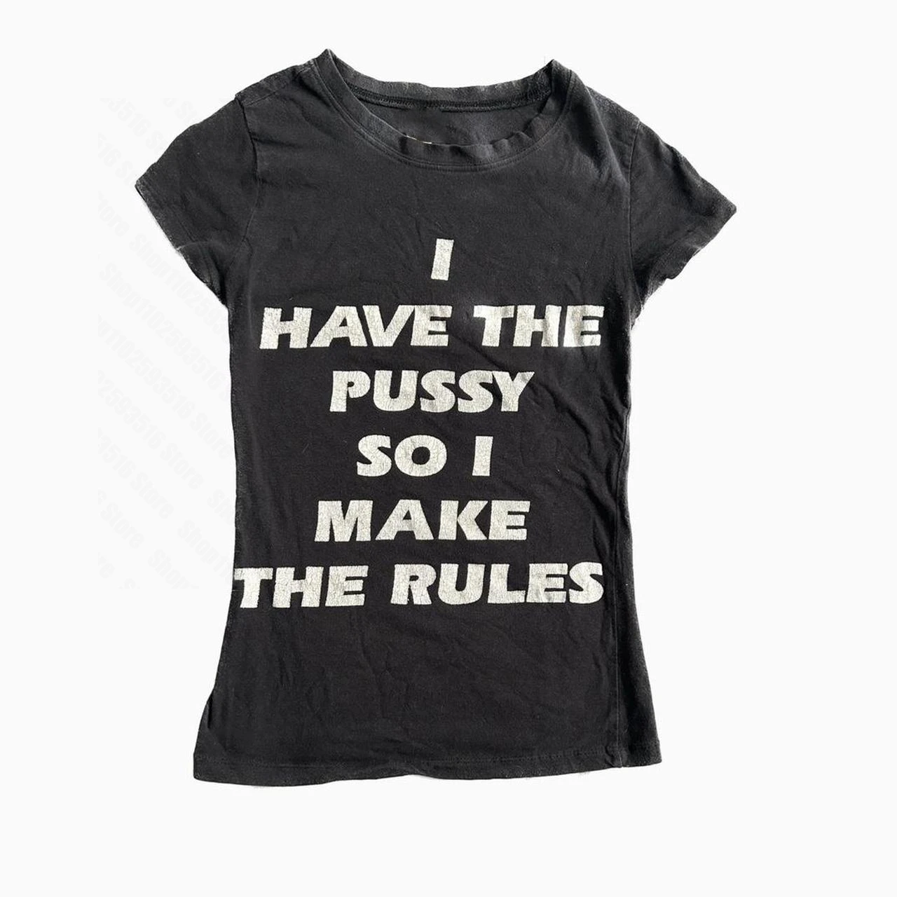 ملابس أنيمي فتاة 2000s Y2k بلايز النساء تي شيرت جرافيك القوطي إيمو Kawaii الملابس الجمالية 90s الملابس خمر Harajuku #1