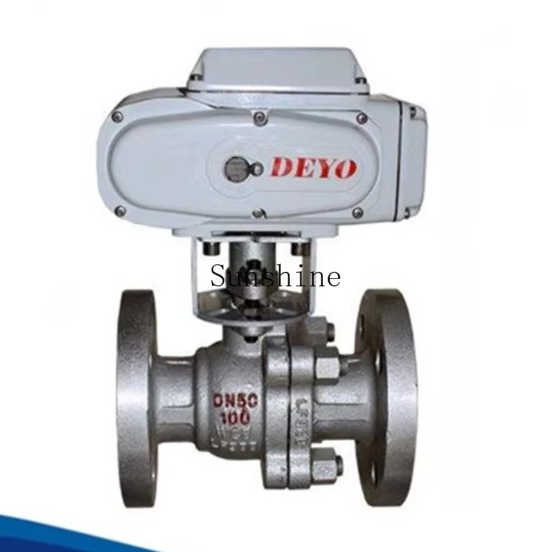 

Q941F-16C high temperature steam heat transfer oil valve electric cast steel flange ball DN25 40