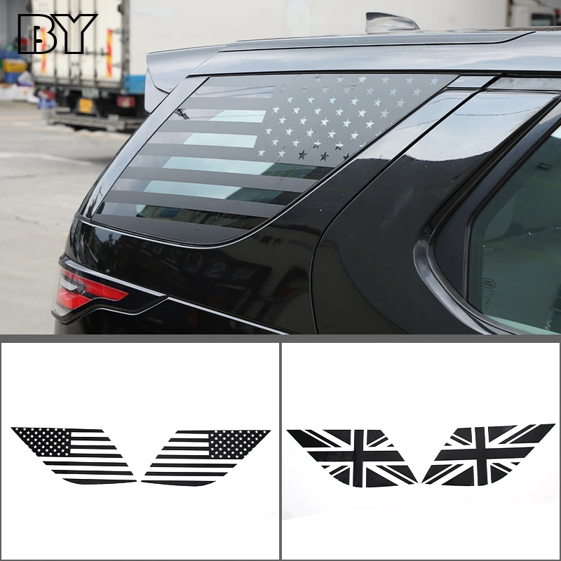 

Car Styling For Land Rover Discovery 5 2017-2023 Car Rear Side Window Pull Flower Film Stickers Car Exterior Accessories