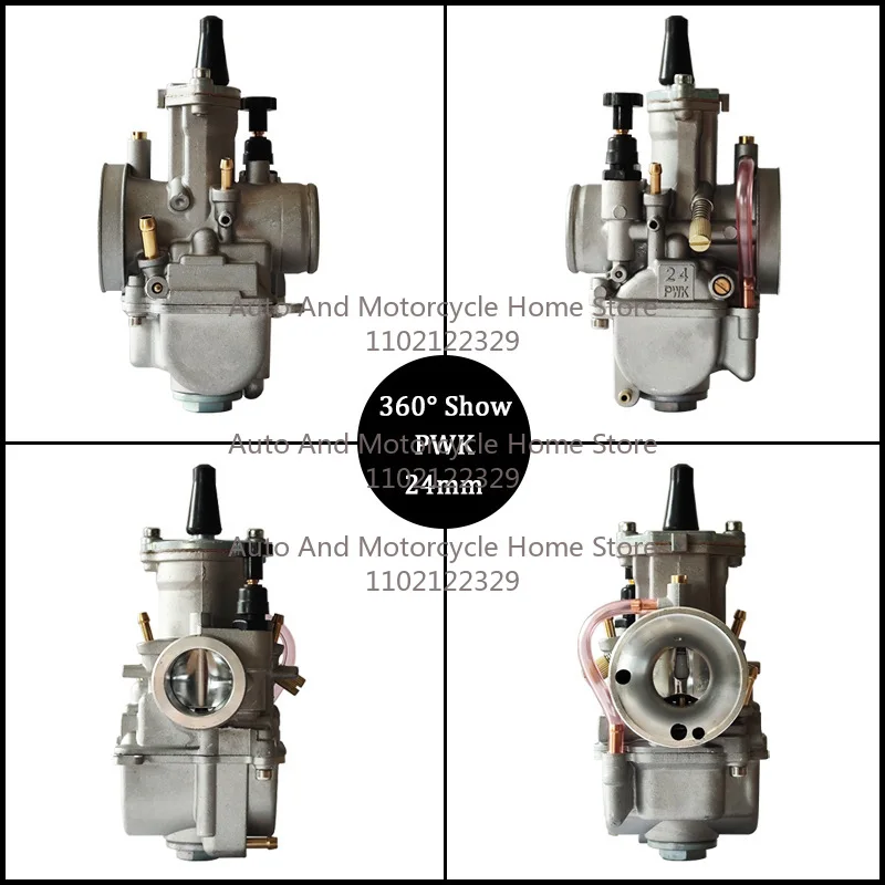 ZSDTRP 2T 4T Universal Keihin Koso Oko Motorcycle PWK Carburetor 21 24 26 28 30 32 34mm With Power Jet For Racing Motor