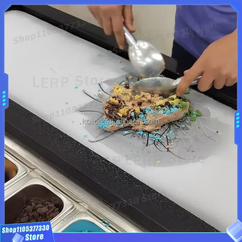 Corliss Cold Stone Marble Slate Smoothie Pull Bar Frost Top Hard Ice Cream Batch Freezing Workbench Direct Milk Source