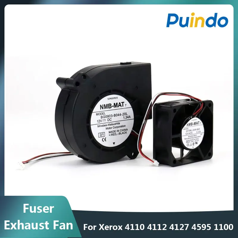 Original New 127K037610 127K039490 Fuser Exhaust Fan For Xerox 4110 4112 4127 4595 1100 900 9000