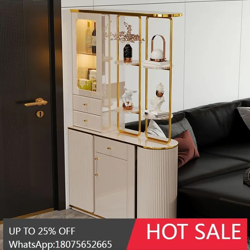 

HLZ Luxury New Shoe Cabinet Entrance Living Room Entryway Storage Wall-Mounted Doorway Simple Modern Large Capacity