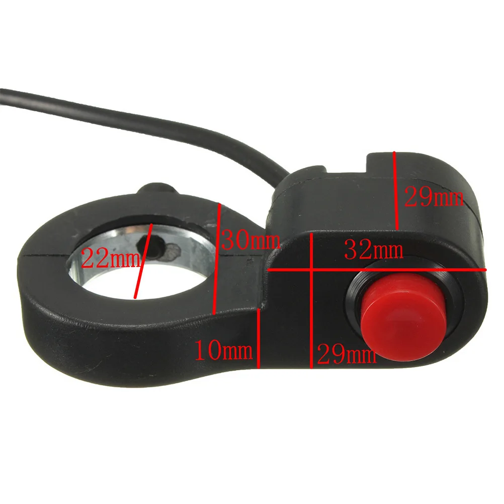 

Motorcycle Horn Button On Off Switch For 7/8 Inch Handlebar Durable Control Handlebar Horn Push Button Motorcycle