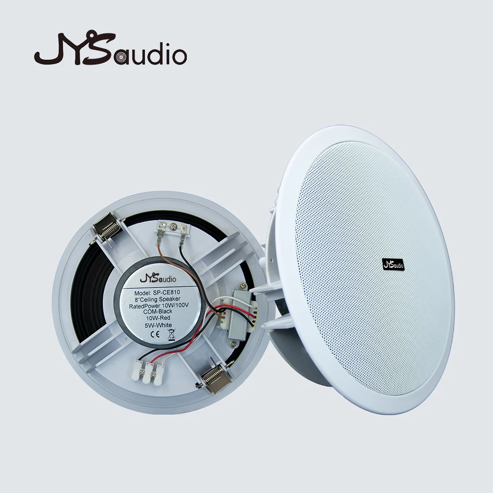 8 Polegada coaxial teto alto-falante amplificador gama completa alto-falante 360 som surround alta sensibilidade alimentado alto-falantes pa sistema