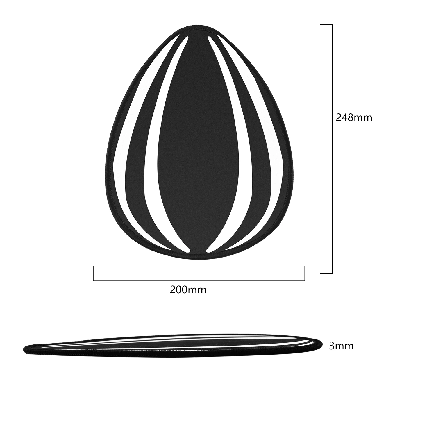 Podkładka pod mysz Melon Seed Appearance Lekka, przenośna, gładka, wodoodporna, trwała, przyjemna w dotyku, do użytku biurowego, część komputerowa