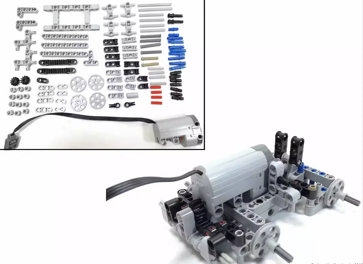 Nuovo Modello di Blocchi da Costruzione MOC-19929 Mietitrebbia, Giocattolo Autobloccante, Regalo di Compleanno per Ragazzi e Ragazze