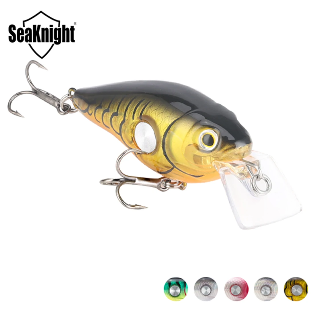 SeaKnight Crankbait SK003 Приманка для речной водохранилища, пруда, океанской пляжной рыбалки, 10 г, 55 мм