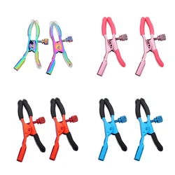 Female Sex Toys of Colorful Metal Fetish Nipple Clamps for Women Couples Bdsm Slave Bondage Breast Clips Flirting Erotic Product