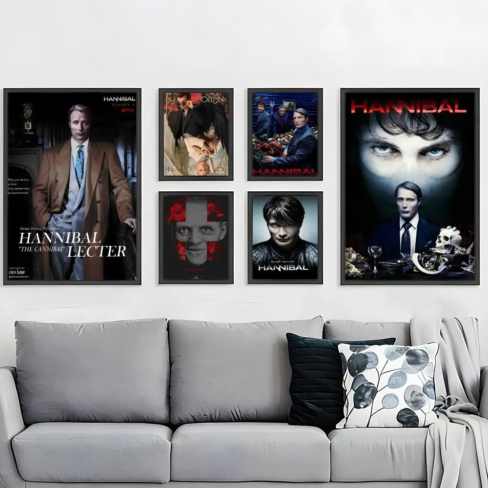 series Hannibal Poster HD Waterproof Self-Adhesive Wall Art – Multi-Scene Use, Top Gift Pick