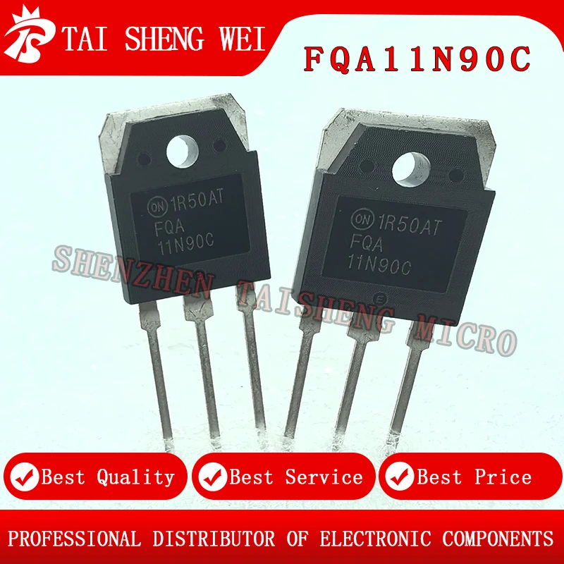 5PCS Brand New FQA11N90C 11N90 MOSFET Transistor Commonly Used in Electric Welding Machine 11A 900V