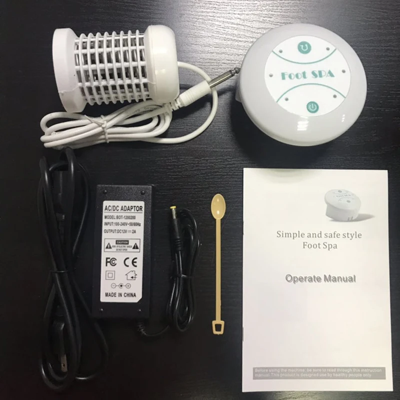 Dispositivo dos termas da casa da massagem do pé com equipamento portátil da saúde da desintoxicação do corpo da limpeza do íon