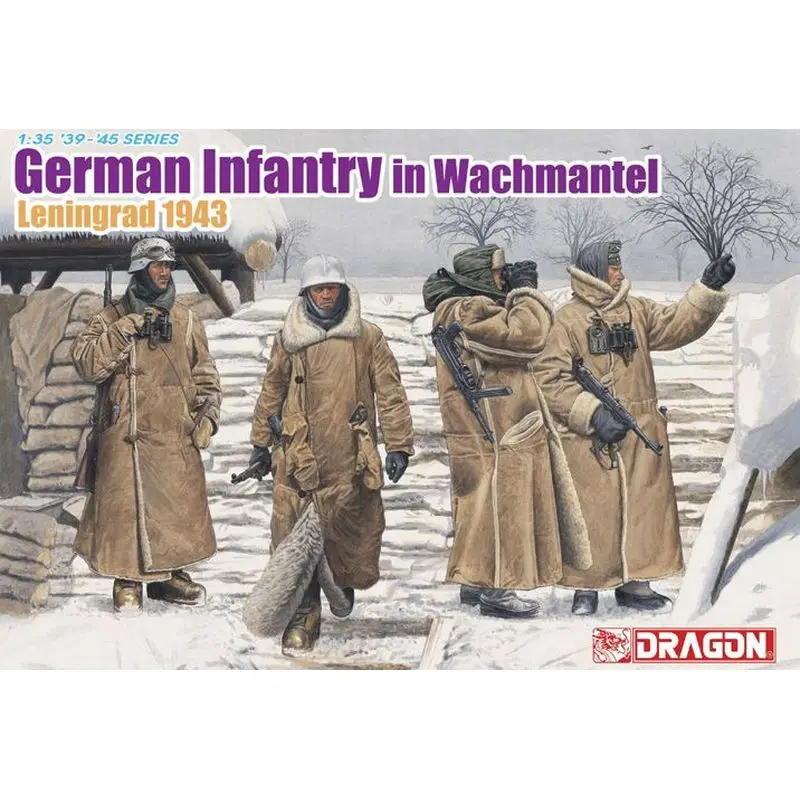 

DRAGON 6518 1/35 German Infantry in Wachmantel Leningrad 1943 - Scale Assemble Model Kit